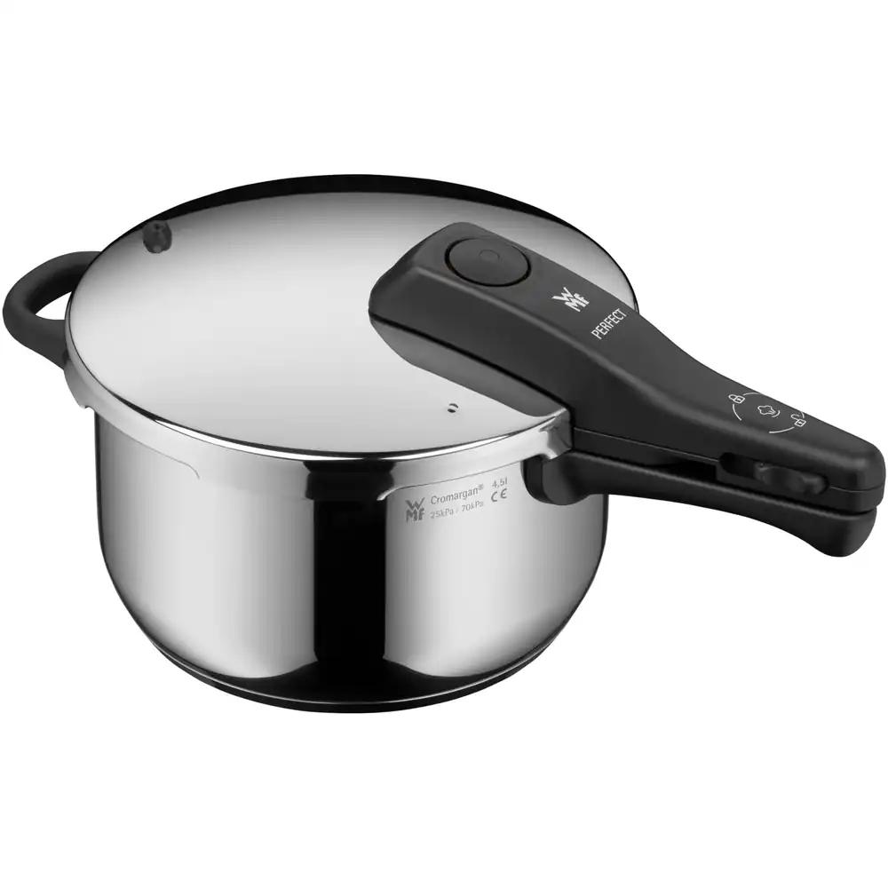 WMF Perfect One Pot kiirkeedupott induktsiooniga 4,5L, aurupott, suur küpsetussignaal, 2 keedutaset, eemaldatav kaanekäepide, Cromargan roostevaba teras